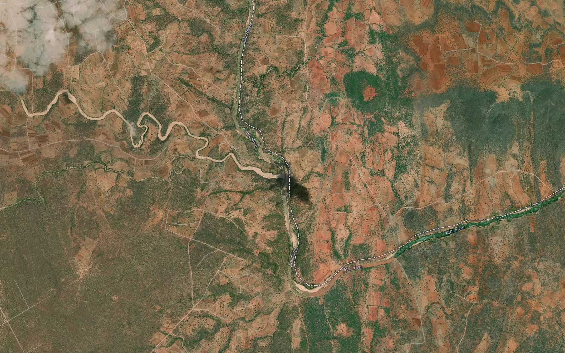 Satellite map of the Kikuuni
