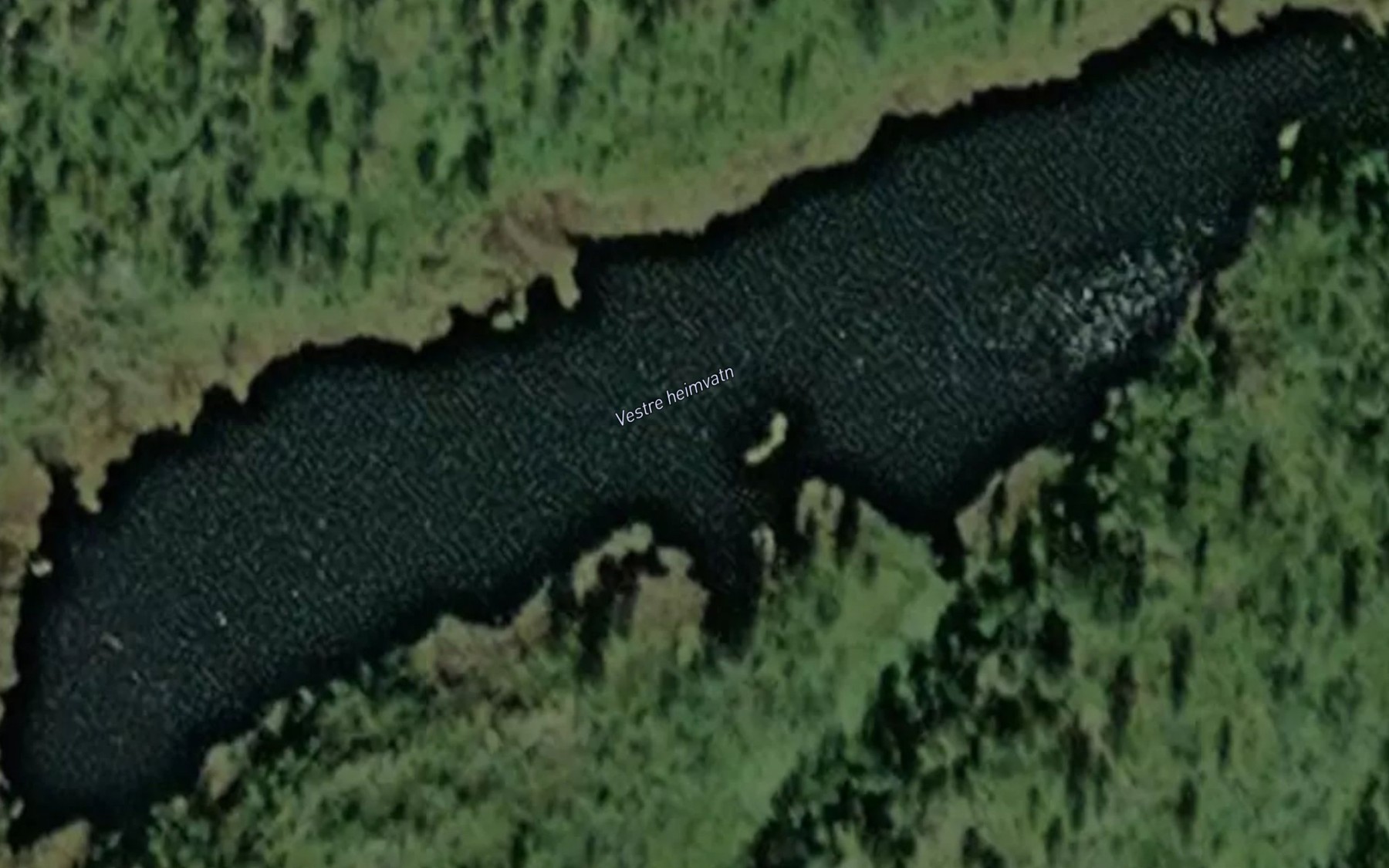 Satellite map of the Vestre heimvatn