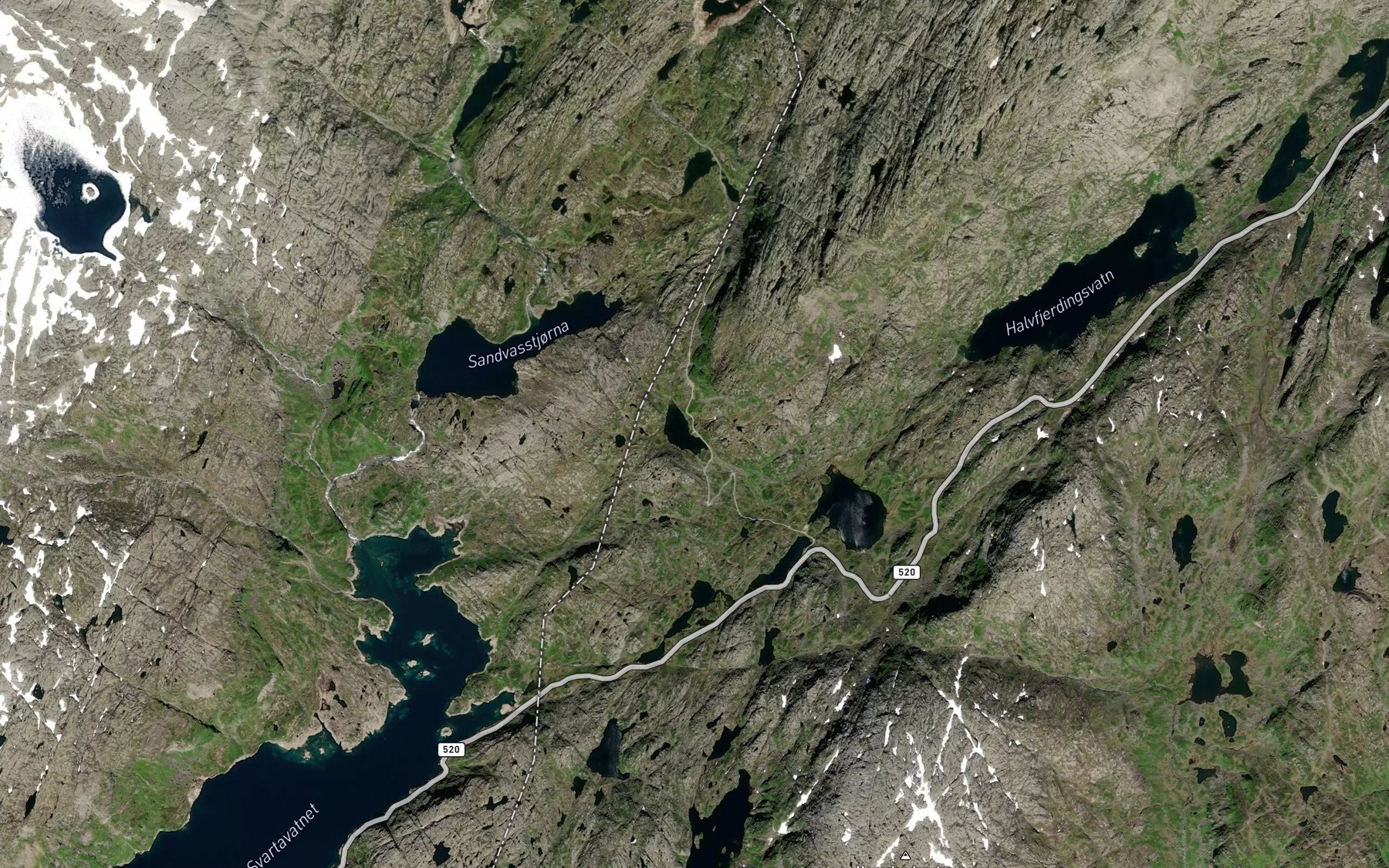 Satellite map of the Lemstjorna