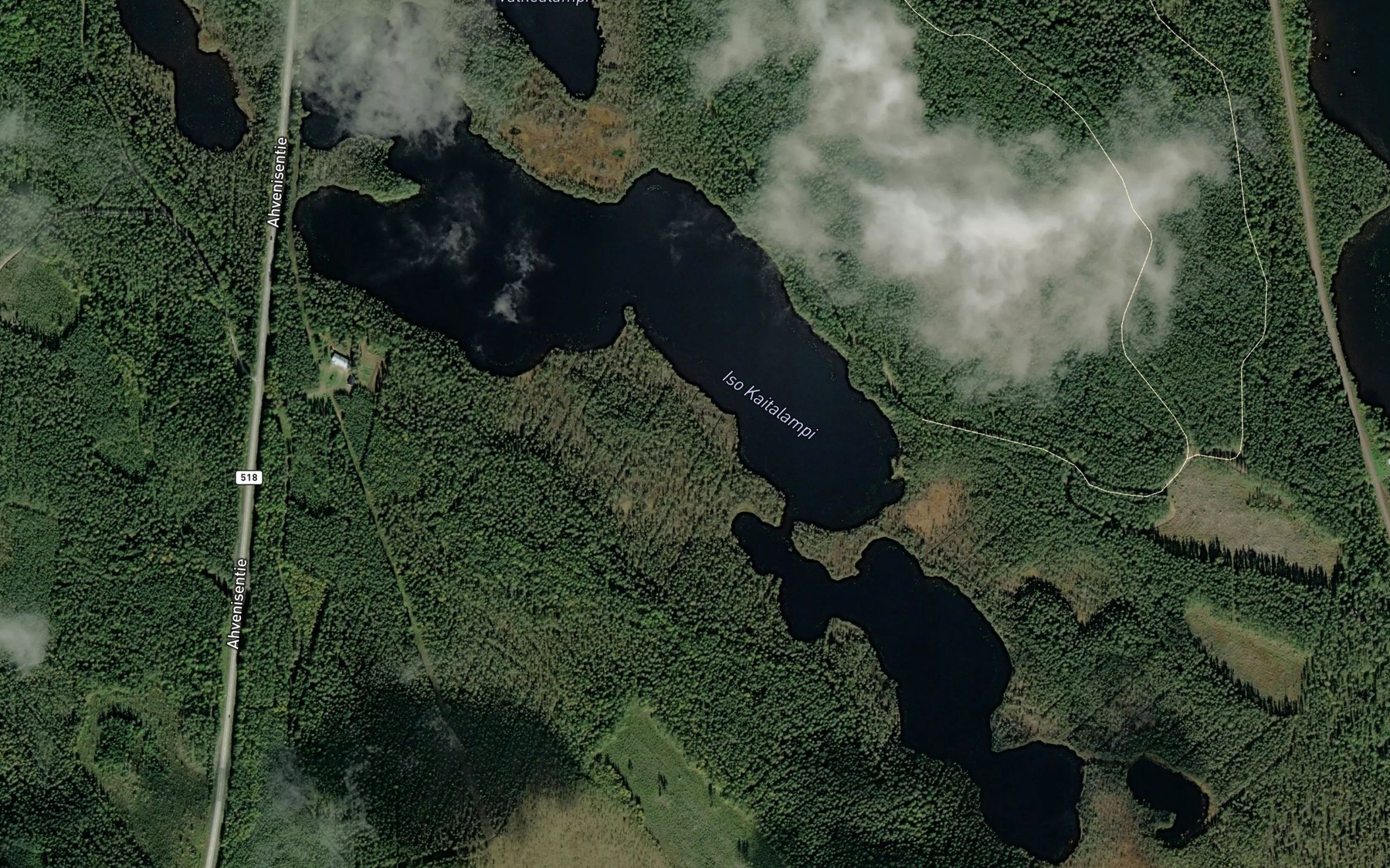 Satellite map of the Iso Kaitalampi