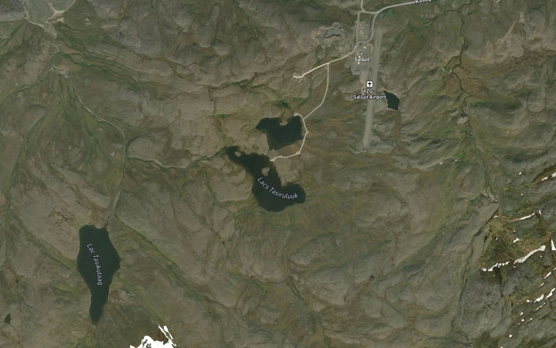 Satellite map of the Lacs Tasiruluuk