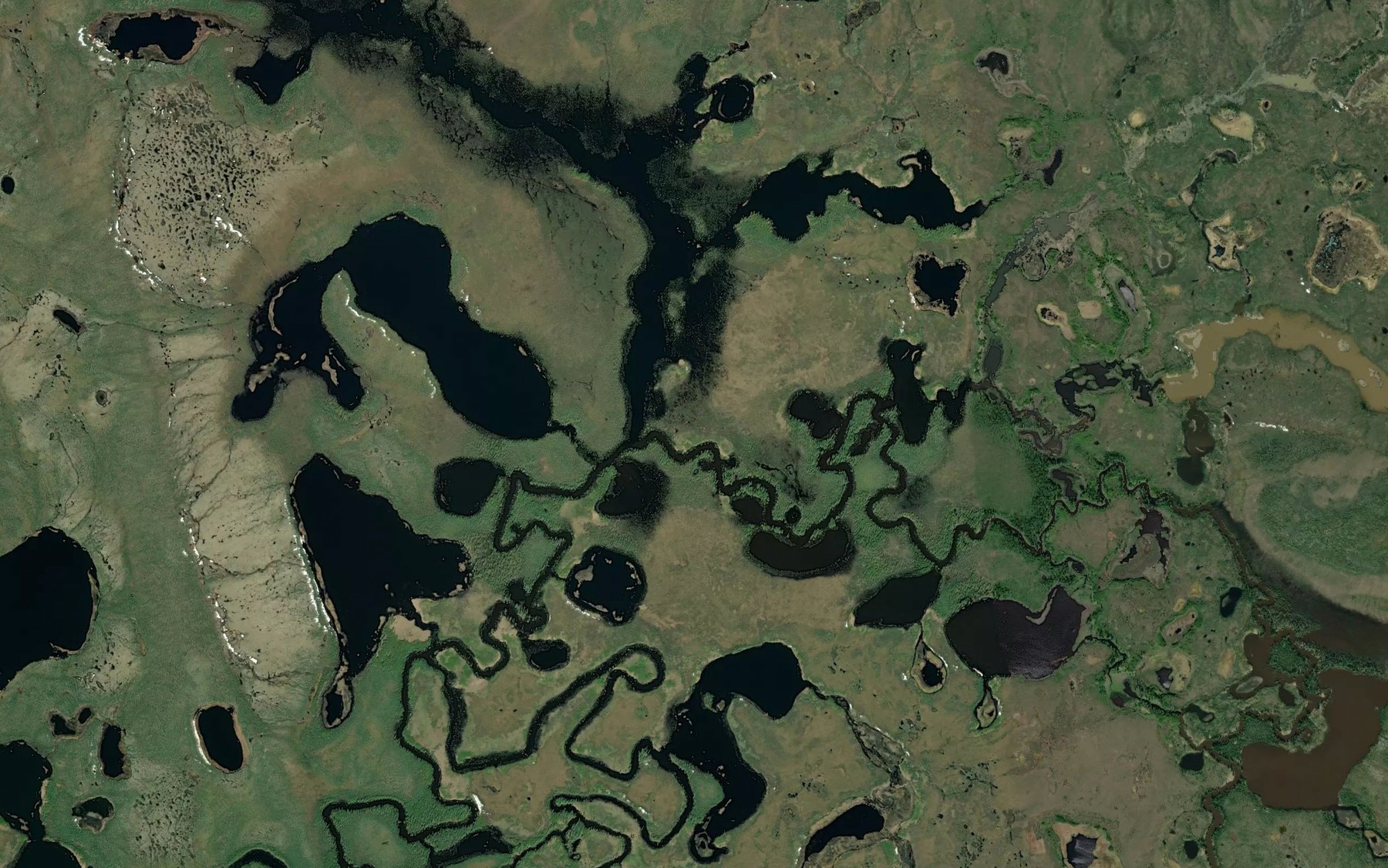 Satellite map of the Nayuka River