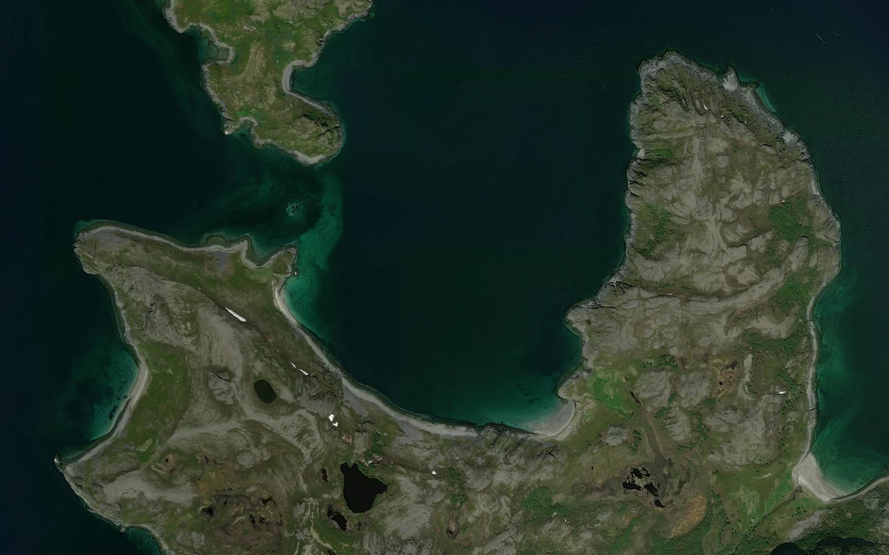Satellite map of the Storvika