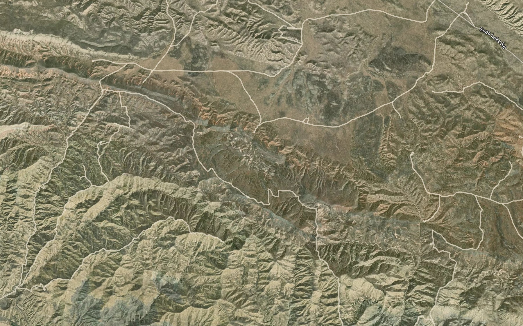 Satellite map of the Padrones Spring