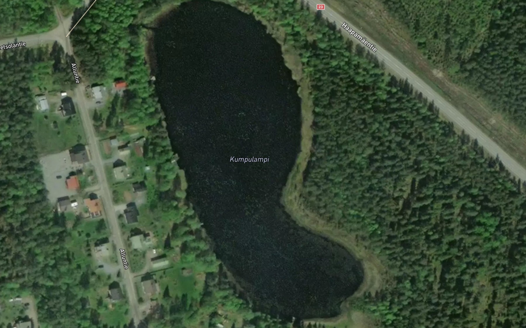 Satellite map of the Kumpulampi