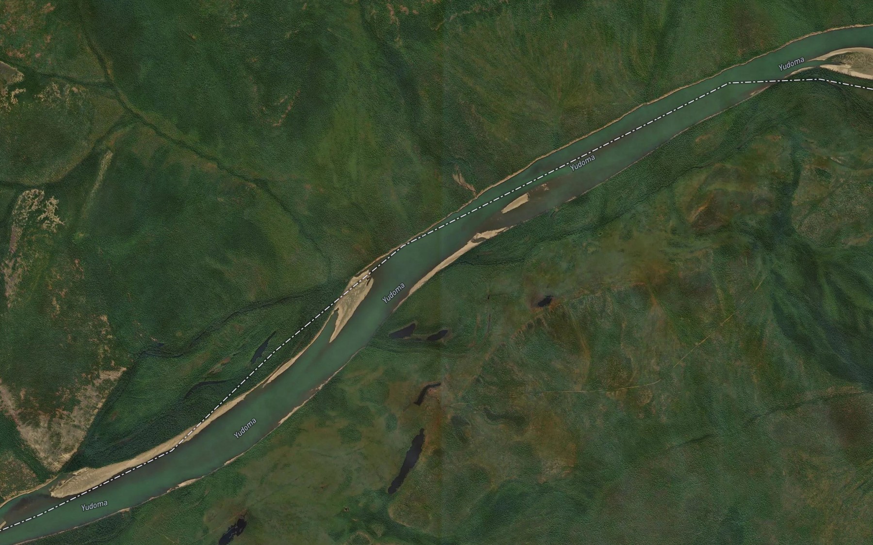 Satellite map of the Sette-Laby