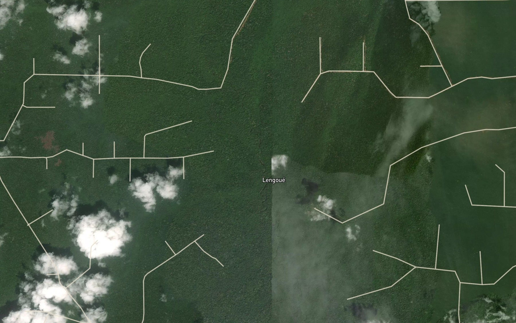 Satellite map of the Mangondja