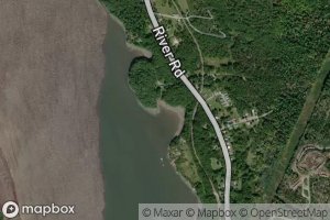 Satellite map of the Harriman Cove