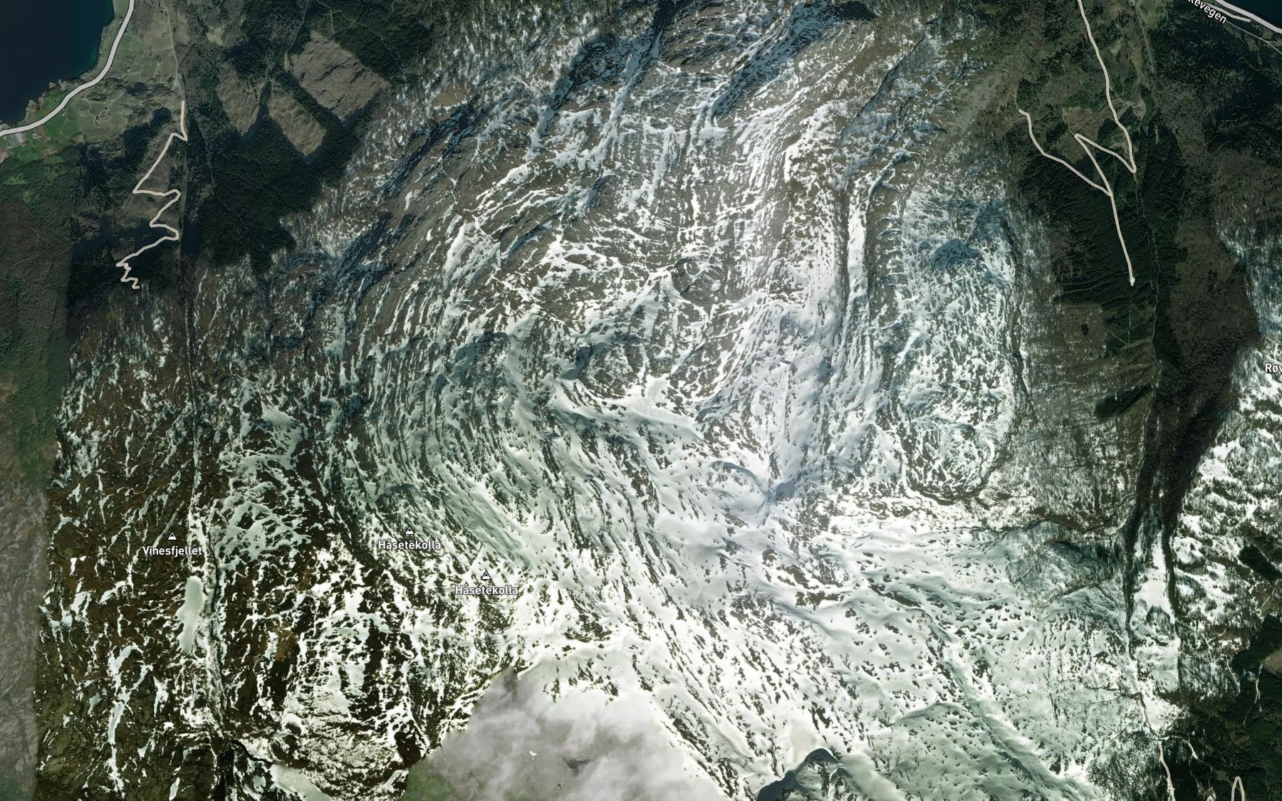 Satellite map of the Demmena