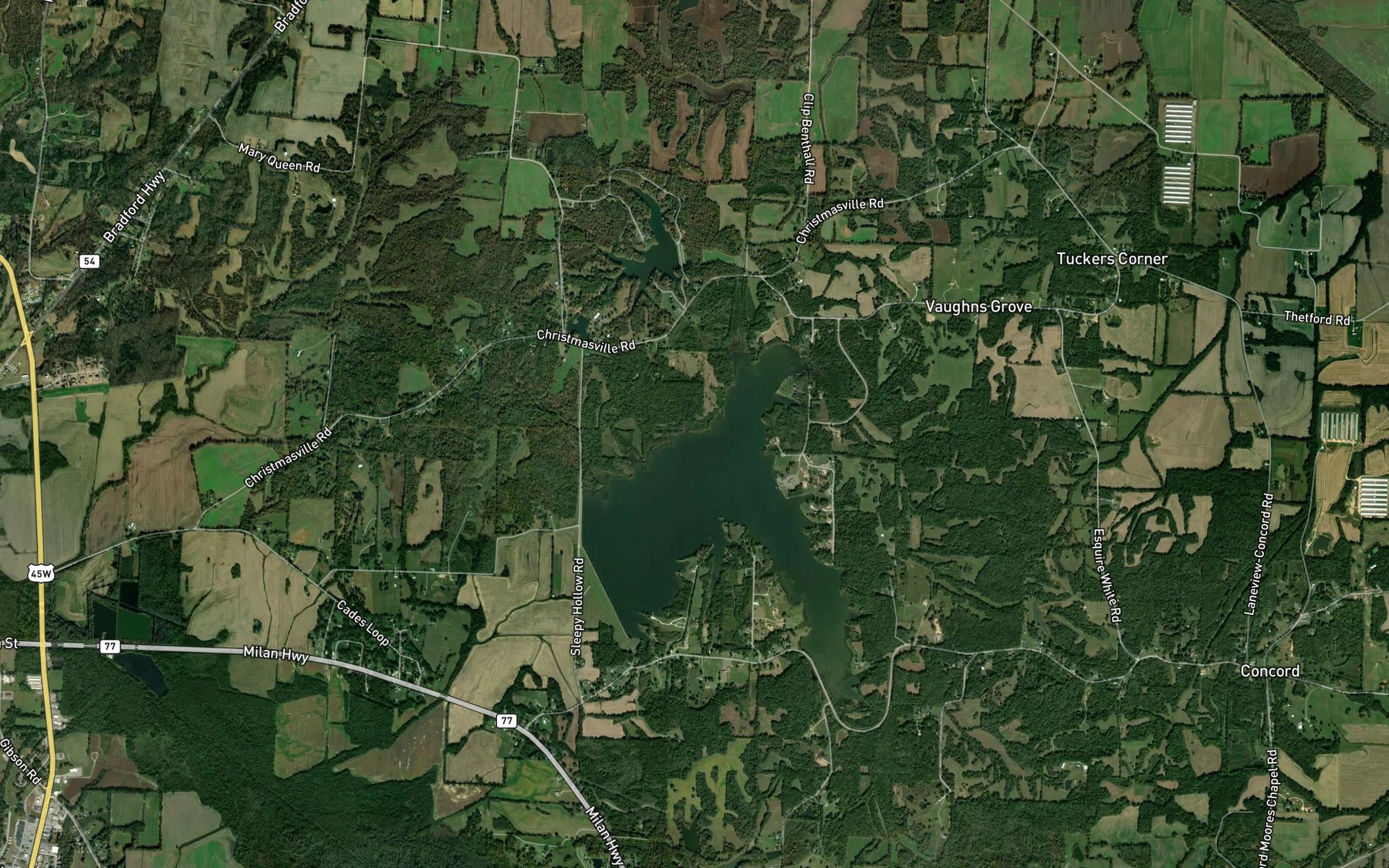 Satellite map of the Spot 2