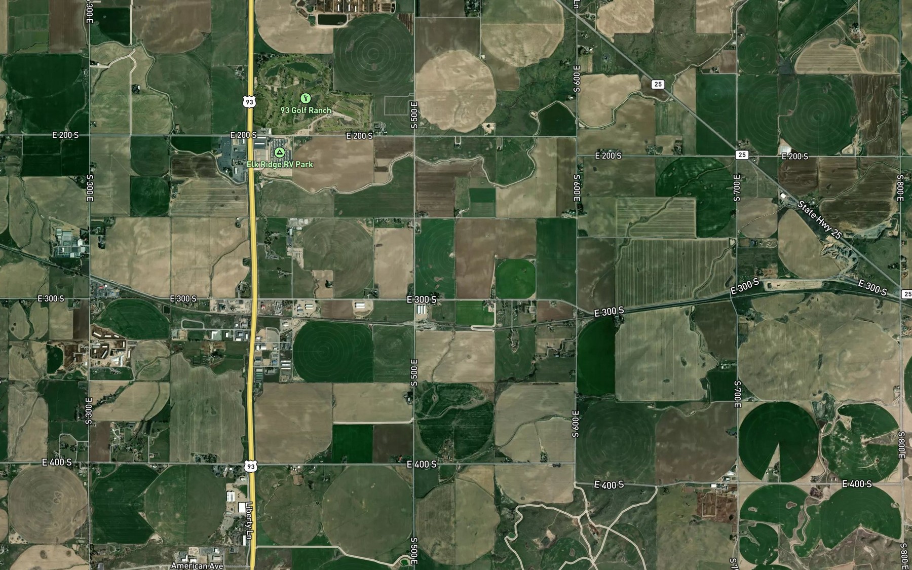 Satellite map of the Lateral L-1