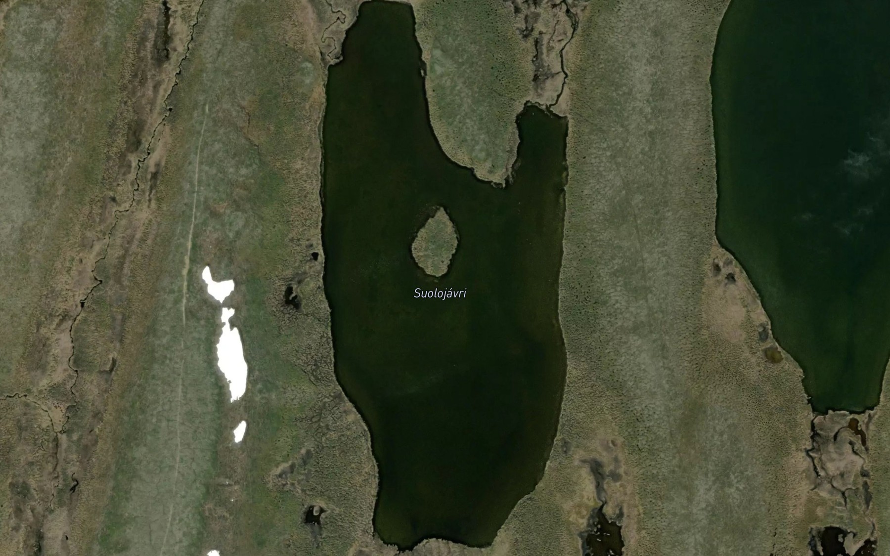 Satellite map of the Suolujavri