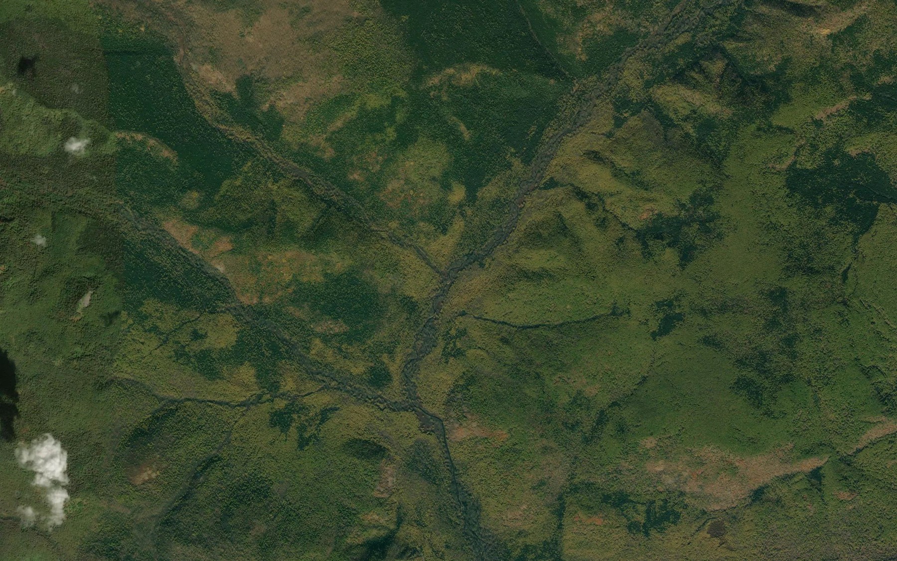 Satellite map of the Srednyaya Komarova