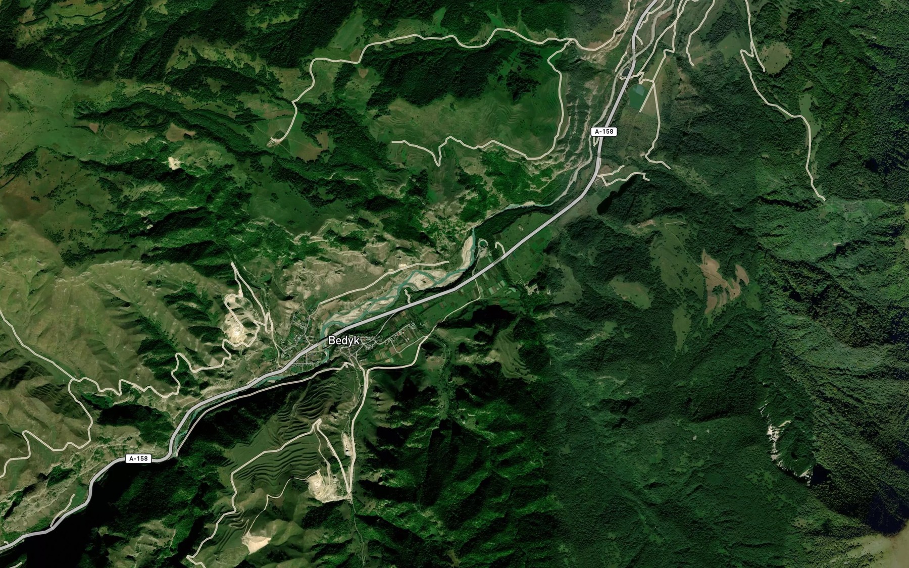 Satellite map of the Gedgafuko