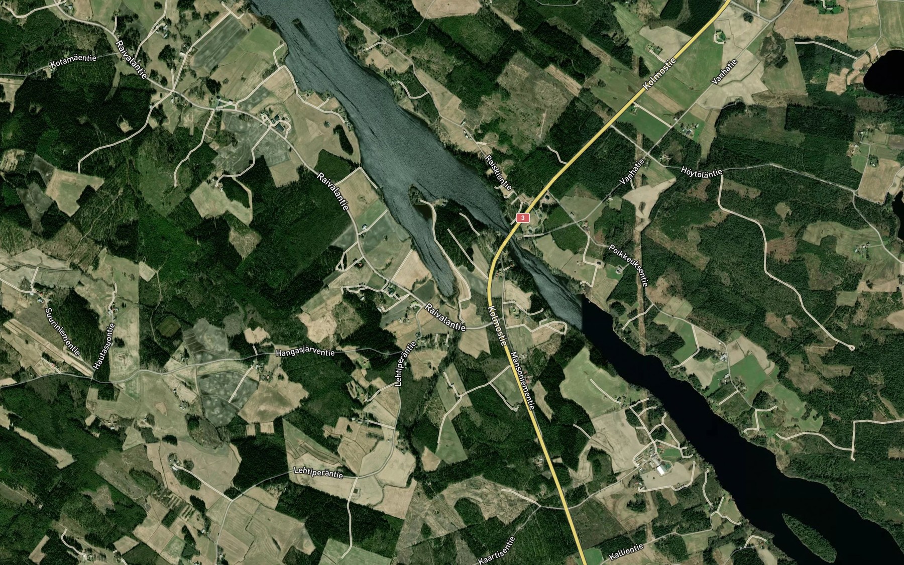 Satellite map of the Villinoja