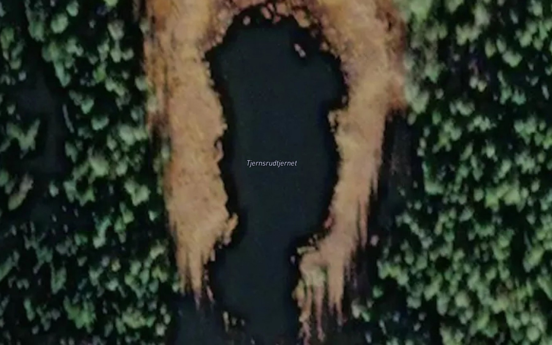 Satellite map of the Tjernsrudtjernet