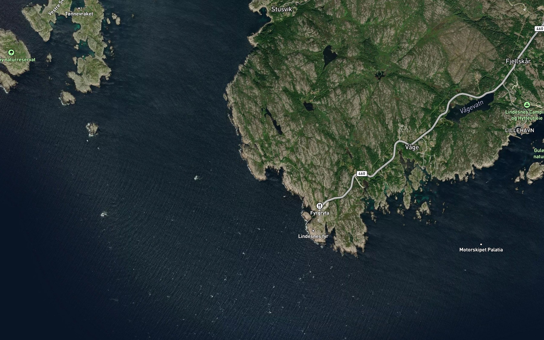 Satellite map of the Suleba