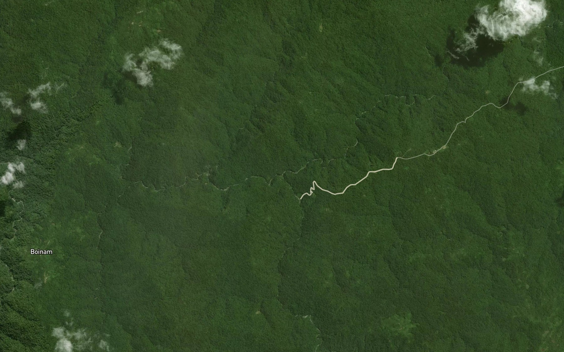 Satellite map of the Sargum River