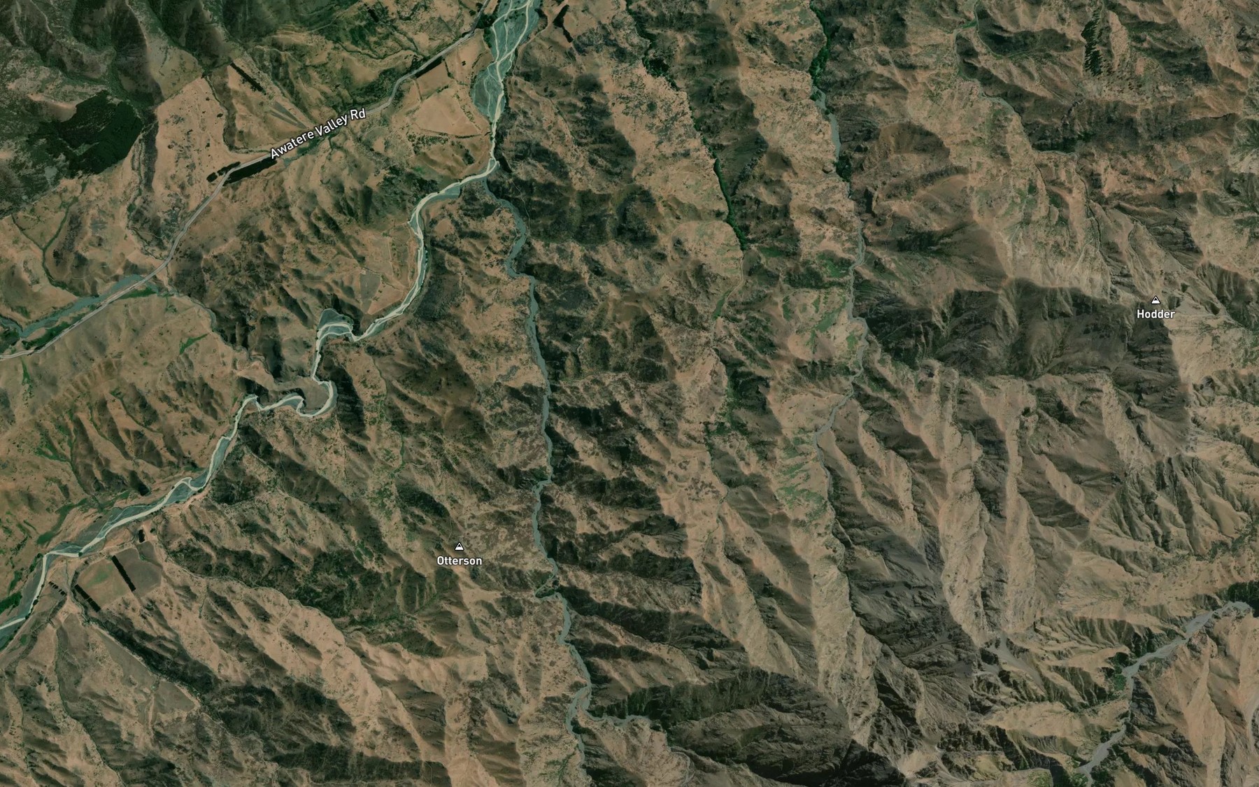 Satellite map of the Station Stream