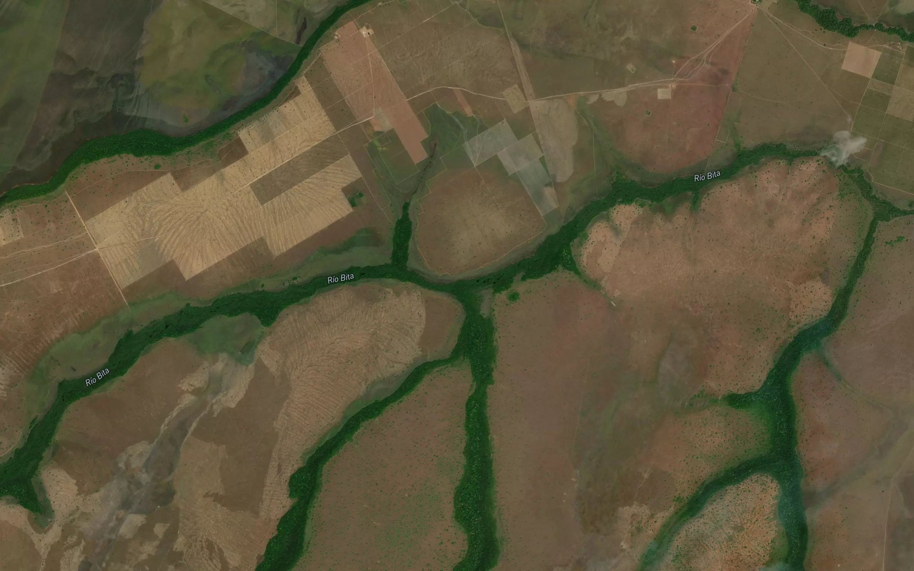 Satellite map of the Cano Media Gorra