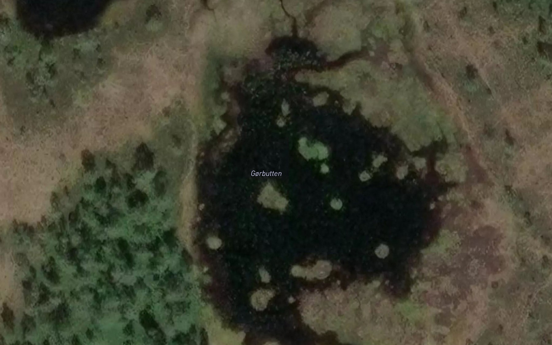 Satellite map of the Gorbutten