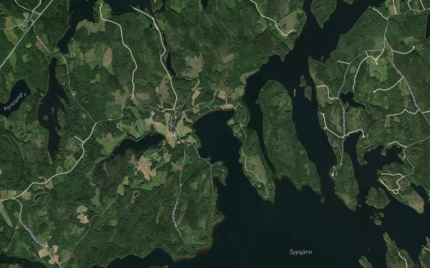 Satellite map of the Asilanlahti