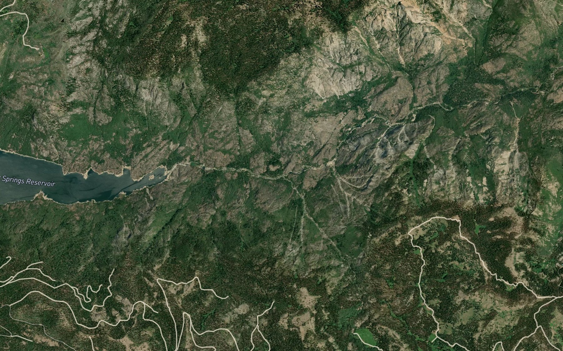 Satellite map of the Jelmini Creek