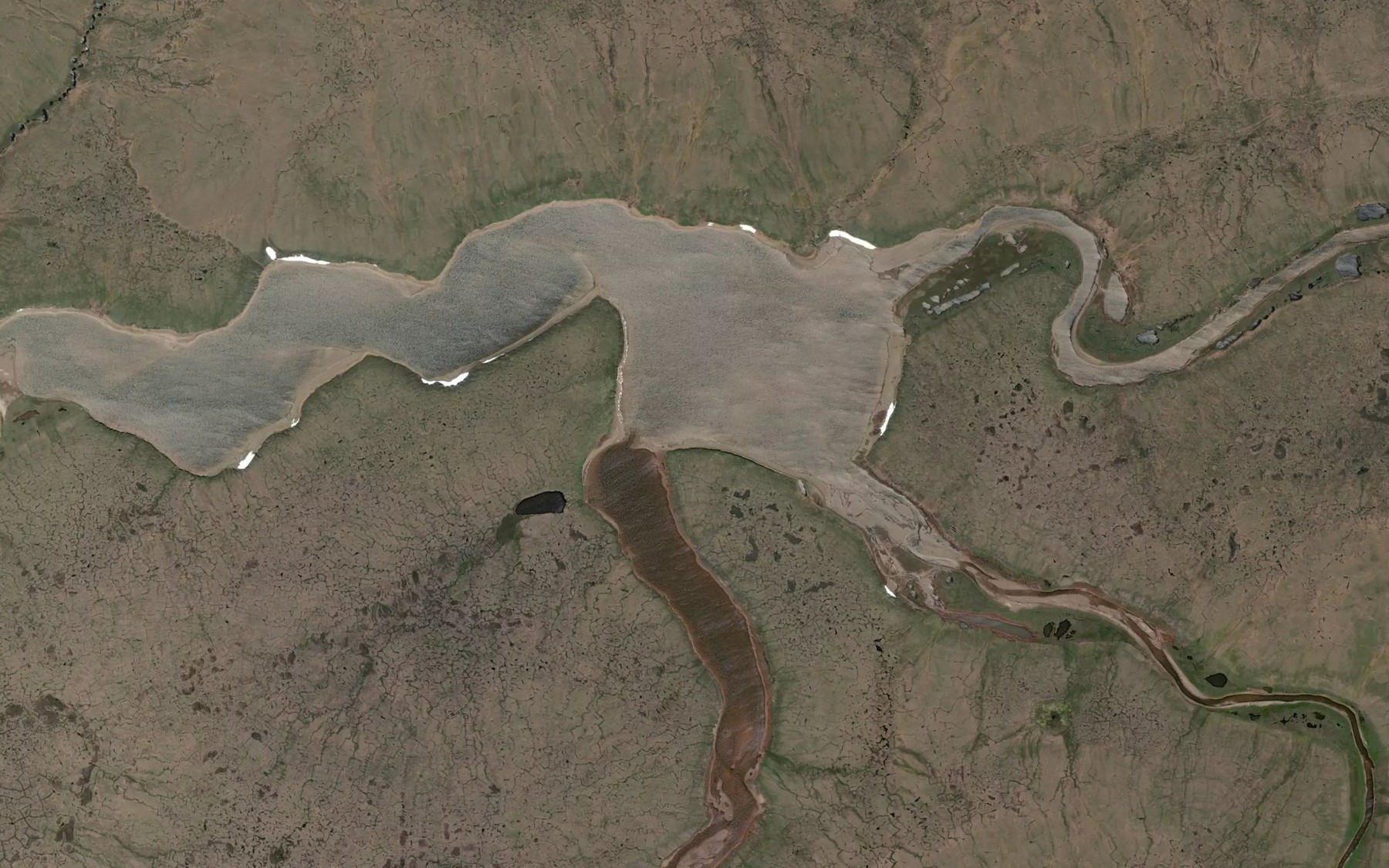 Satellite map of the Maguriak Creek
