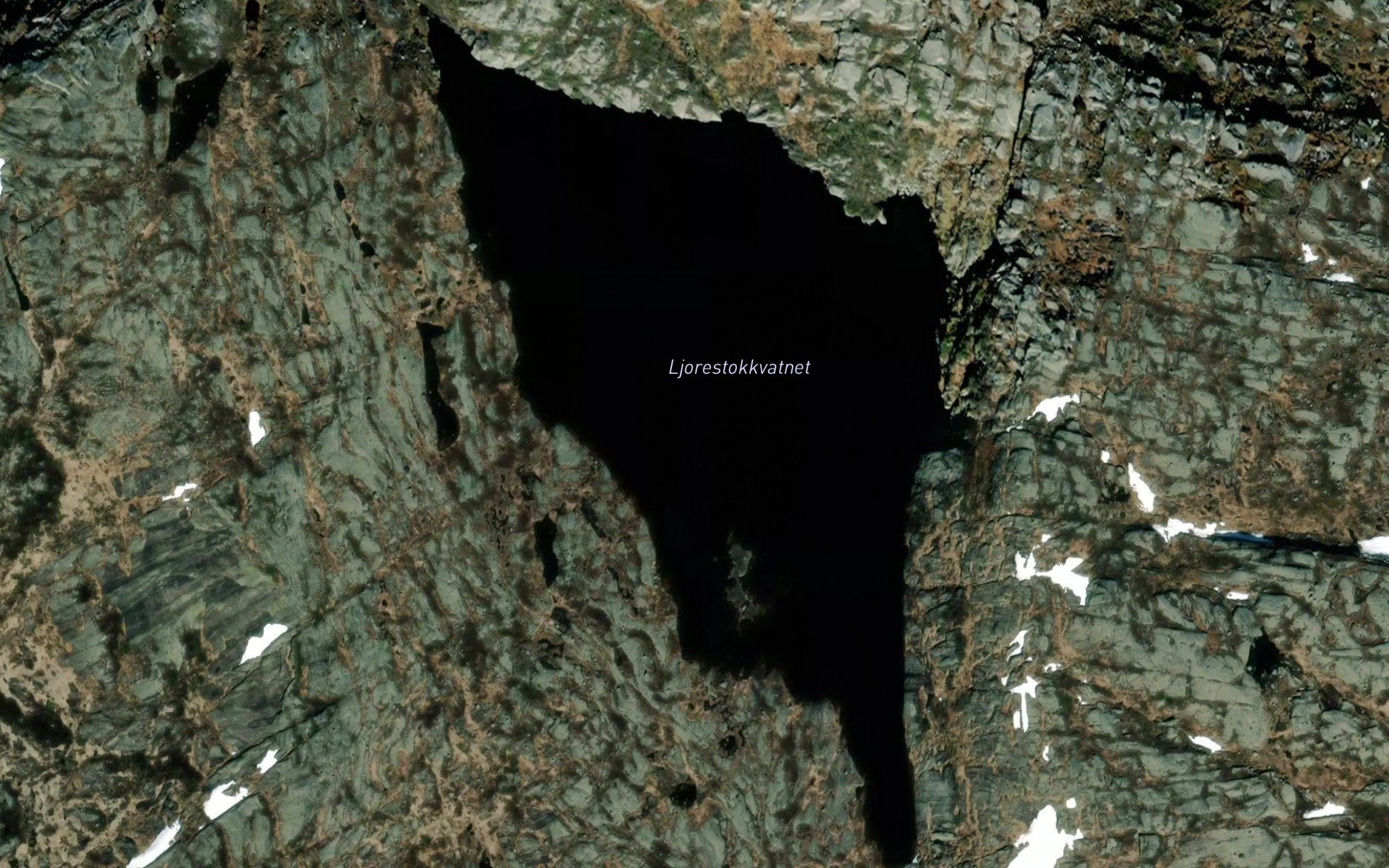Ljorestokkvatnet,in