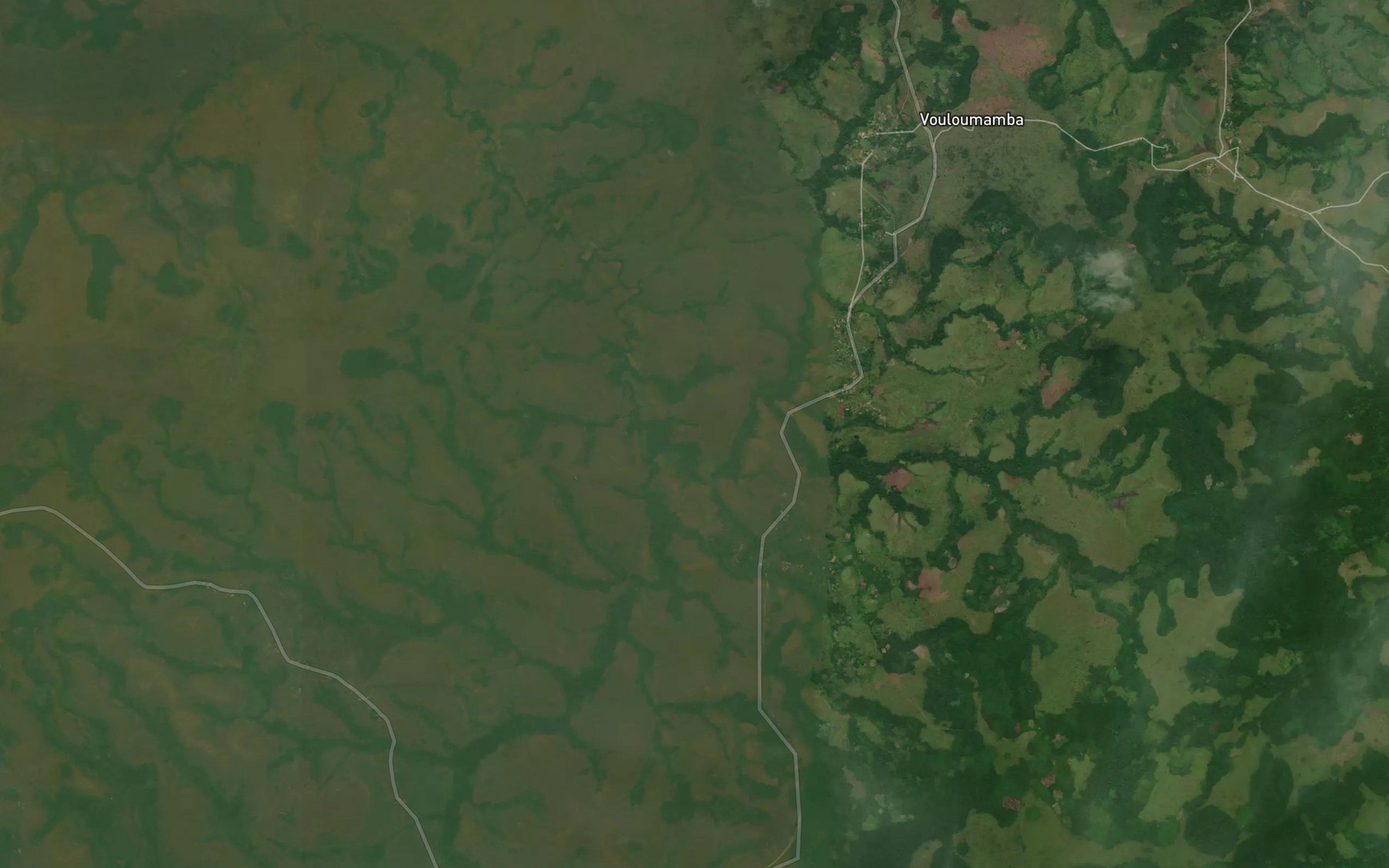 Satellite map of the Mambouma