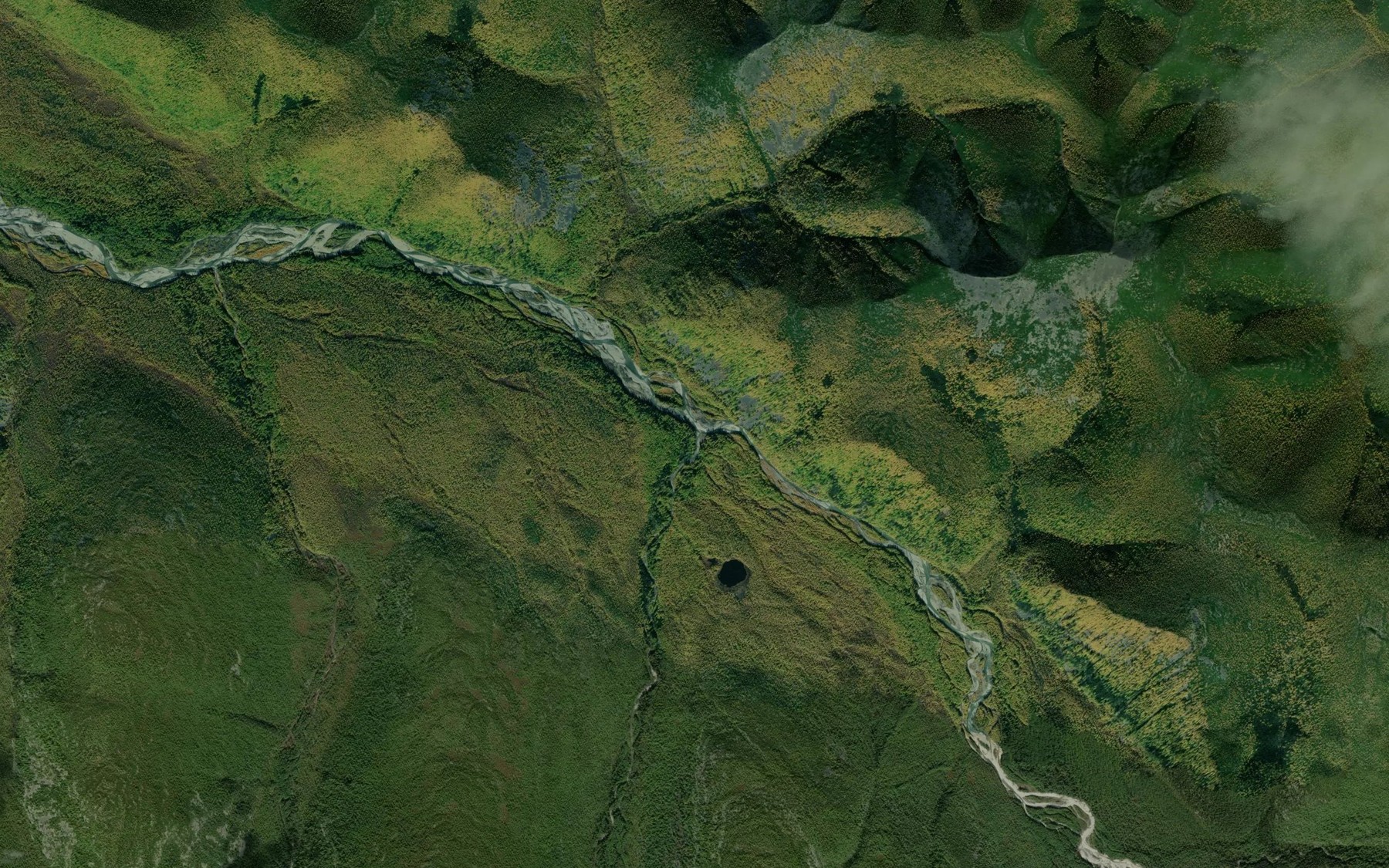 Satellite map of the Shuruga
