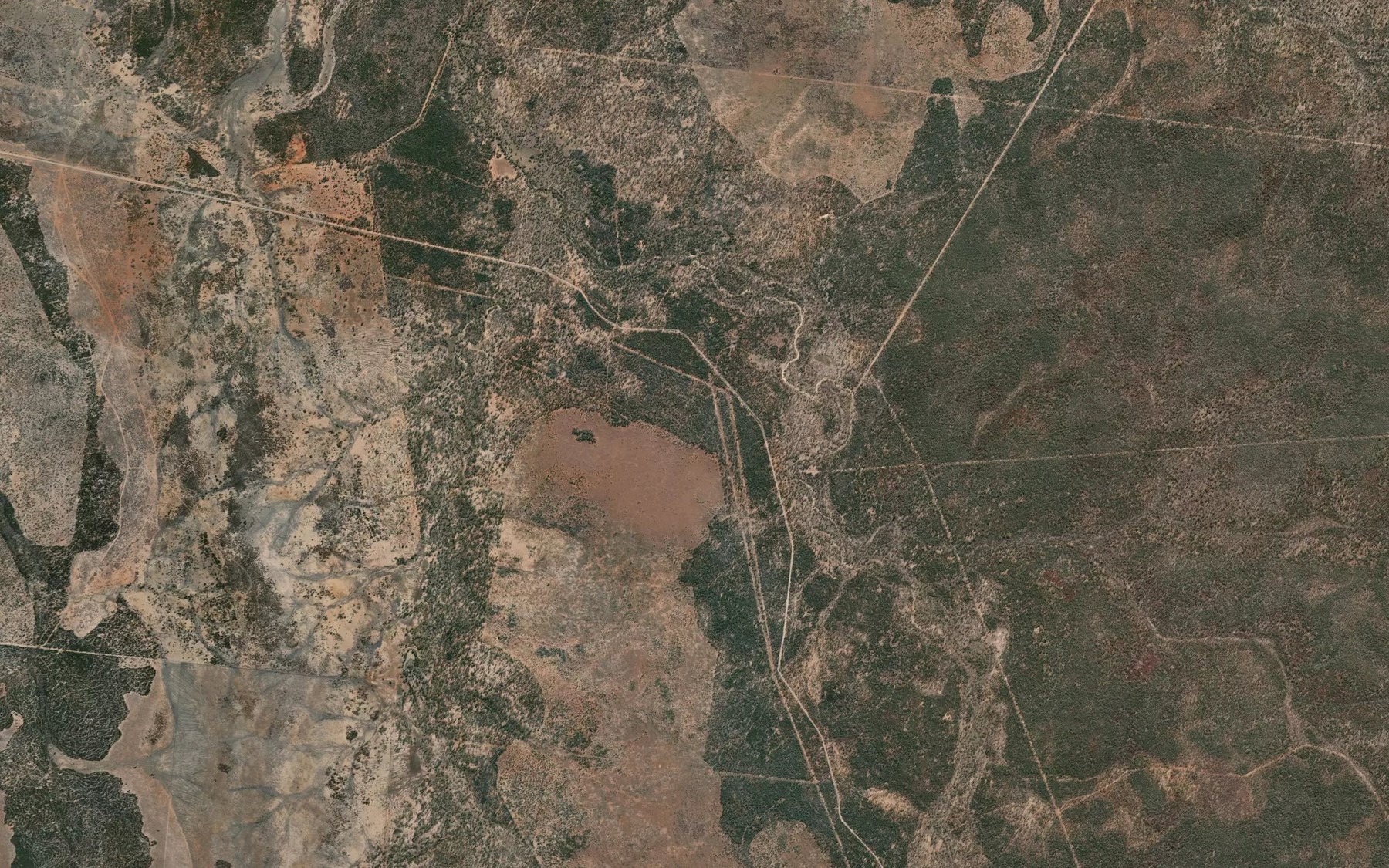 Satellite map of the Station Creek