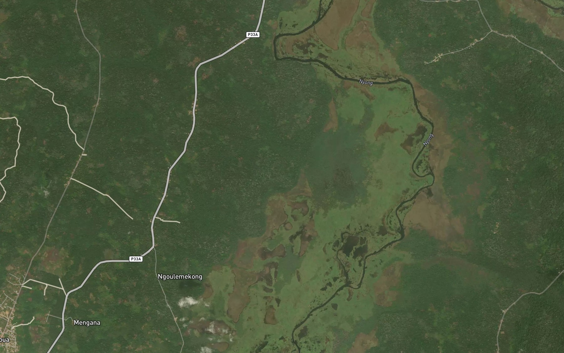 Satellite map of the Mbem