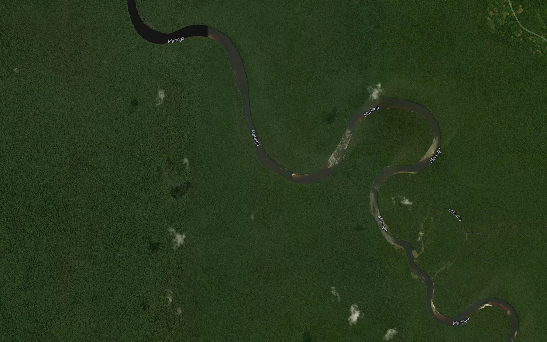 Satellite map of the Bempombo