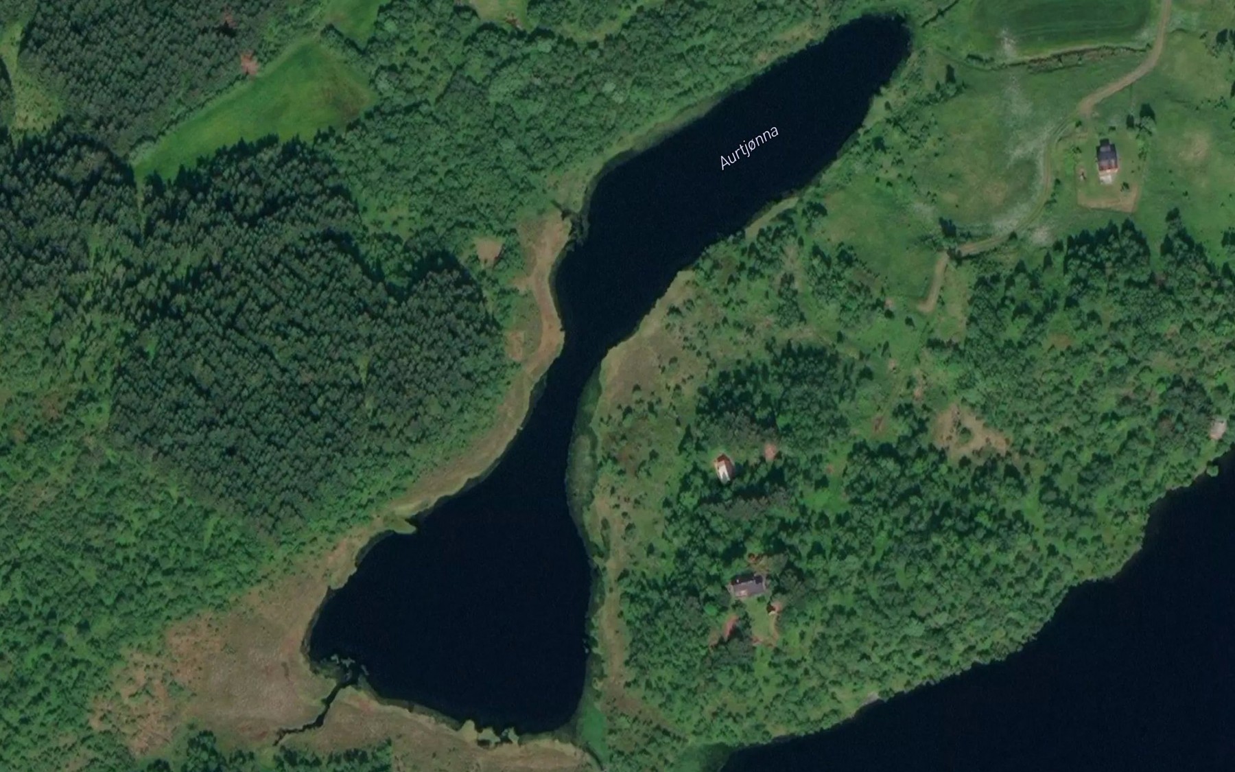Satellite map of the Aurtjonn