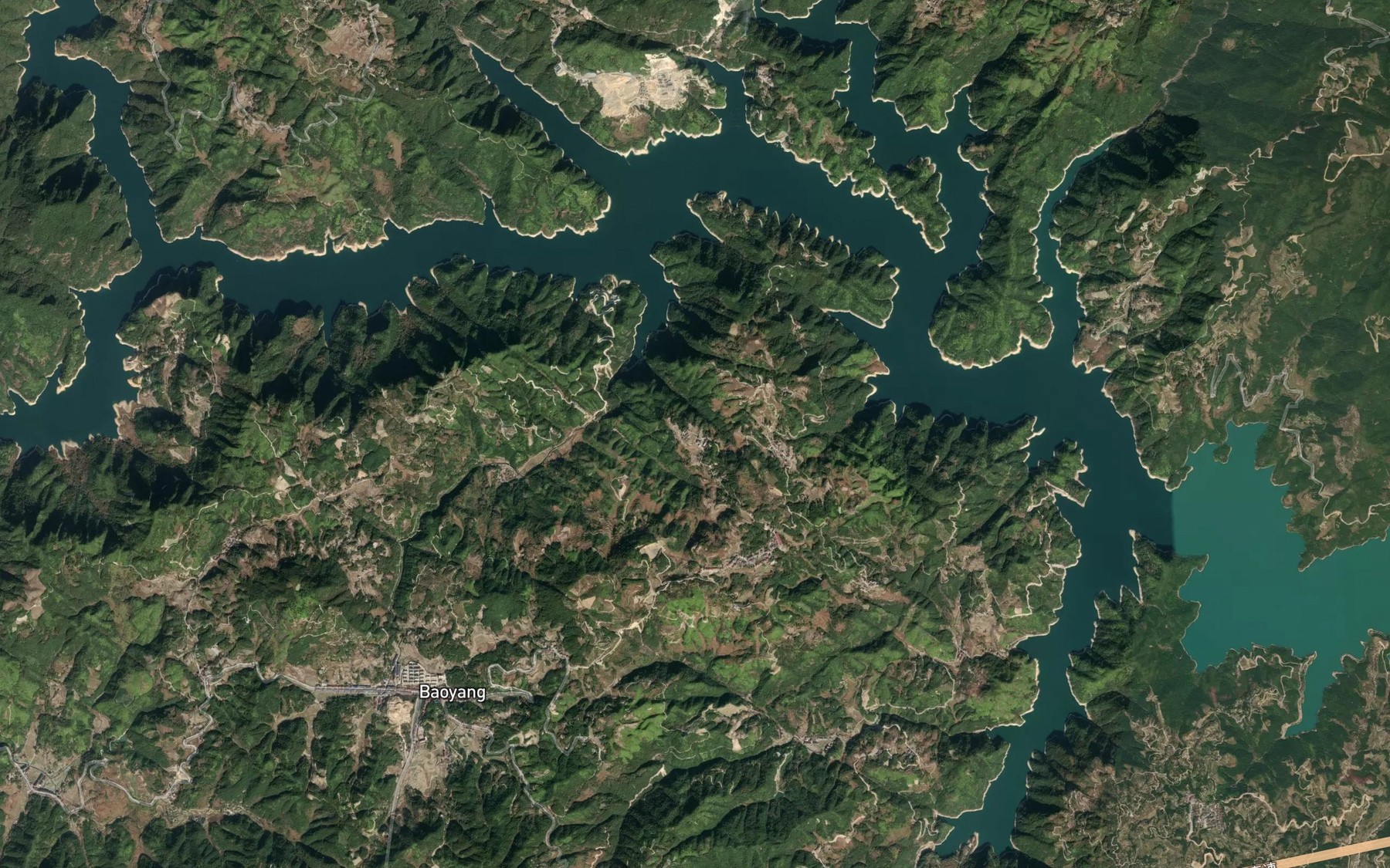 Satellite map of the Wu Xi