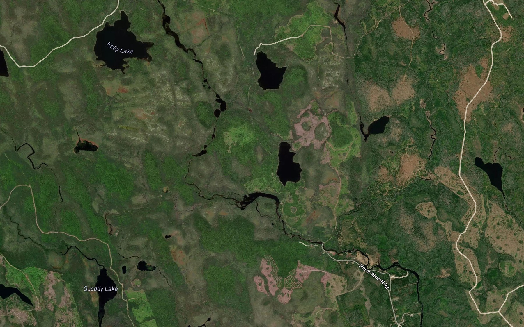 Satellite map of the Little Eddy