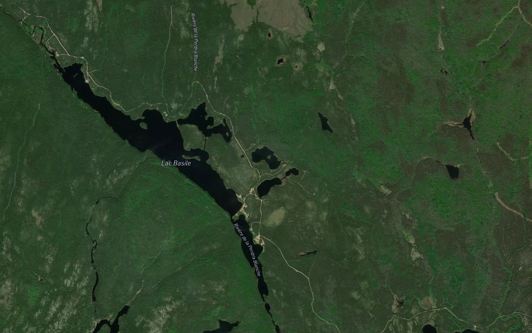 Satellite map of the Lac de la Petite Buse