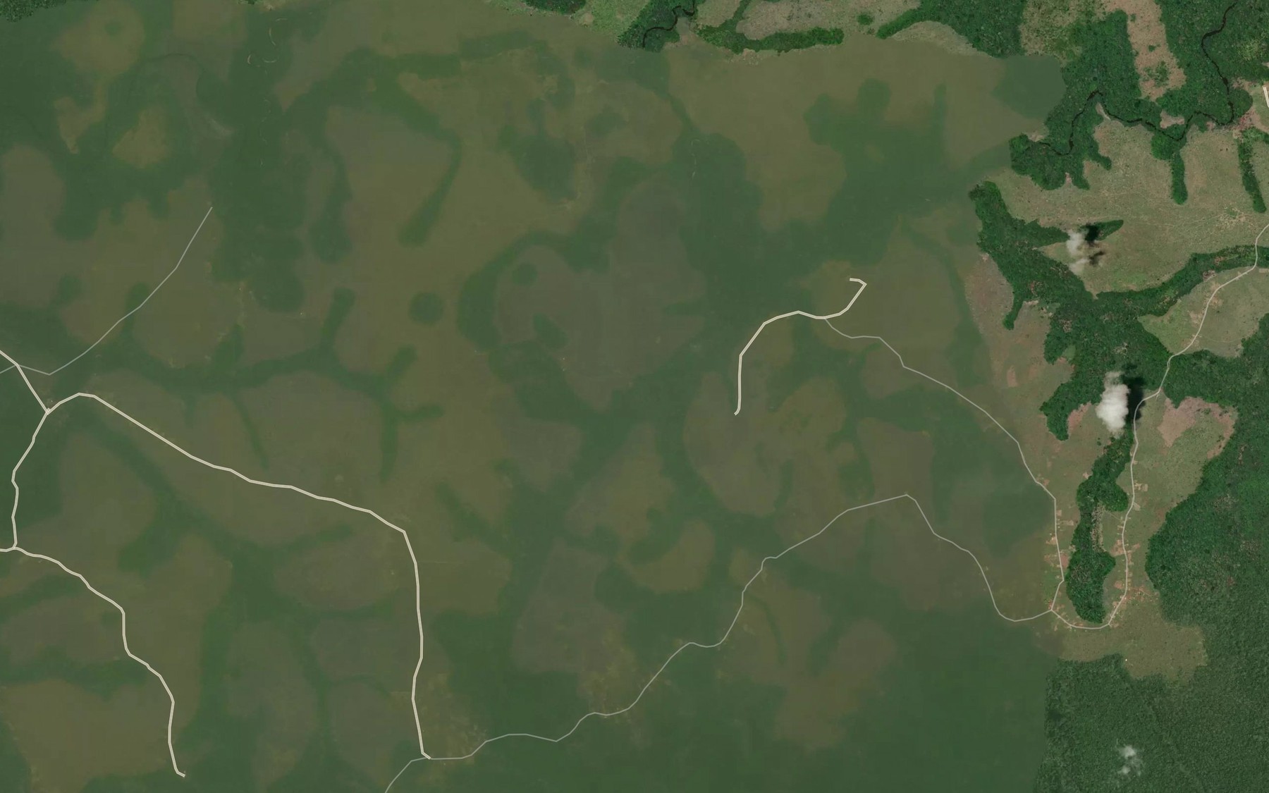 Satellite map of the Damti
