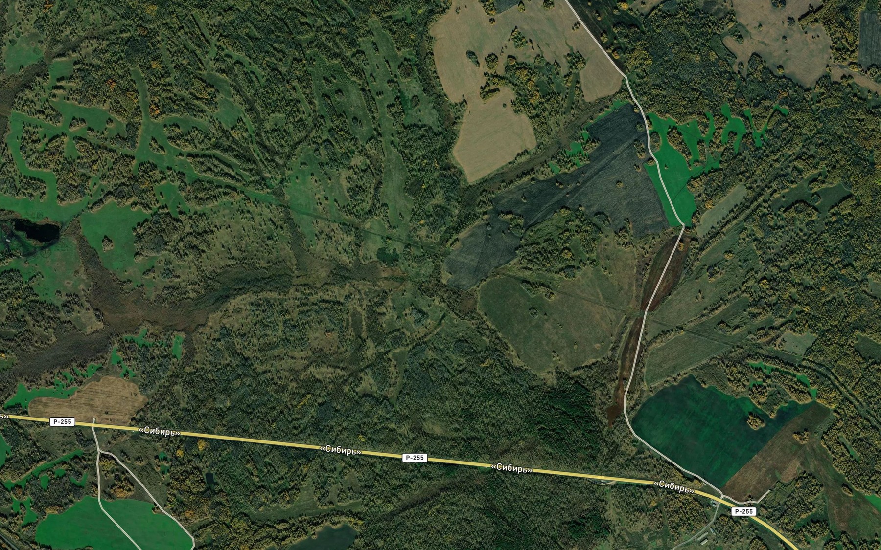 Satellite map of the Malaya Kamyshinka