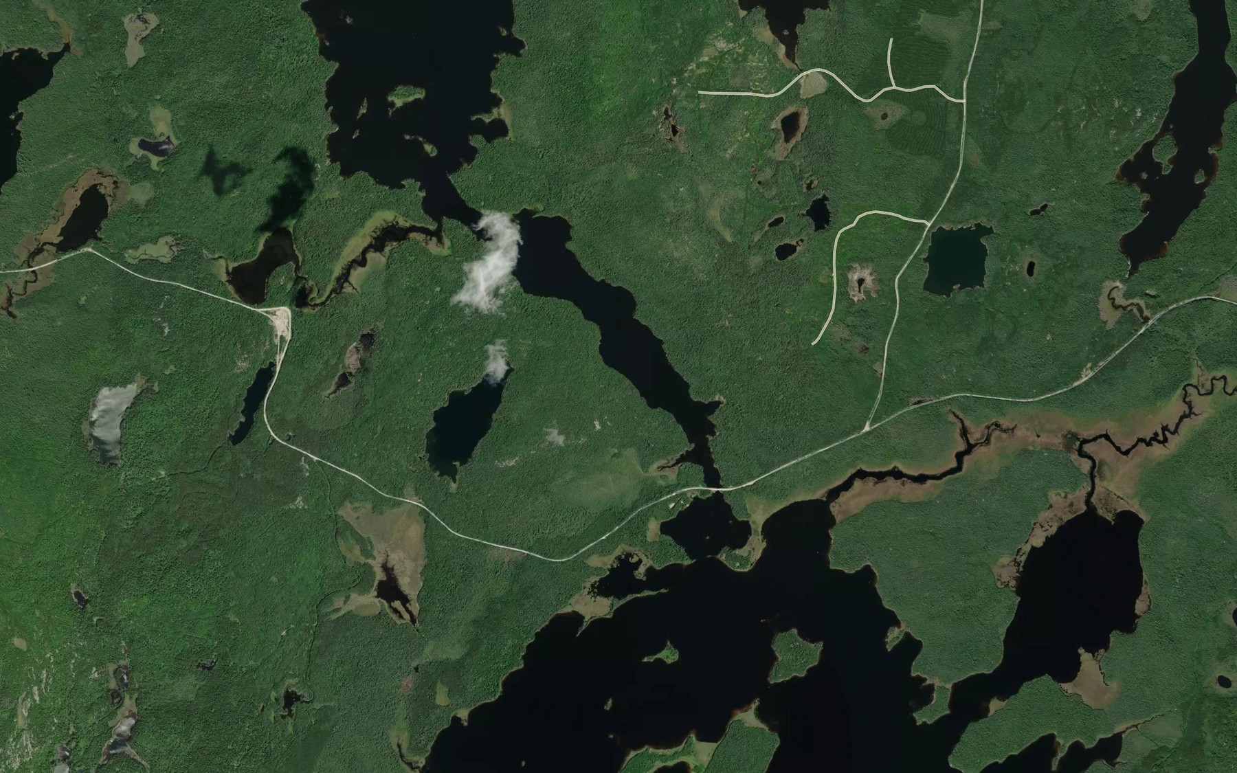 Satellite map of the The Narrows