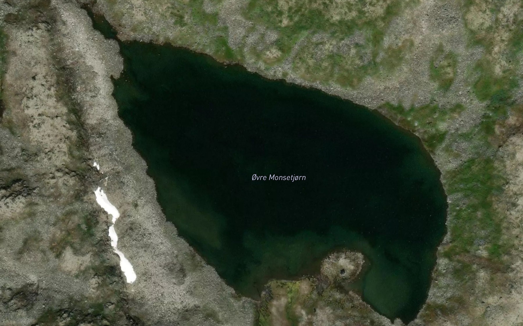 Satellite map of the Mosetjorn,ovre
