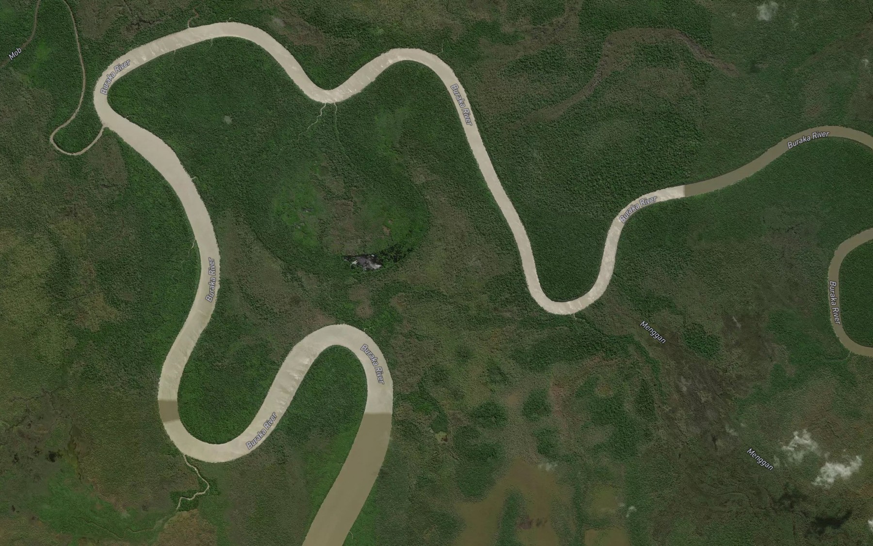 Satellite map of the Malpok