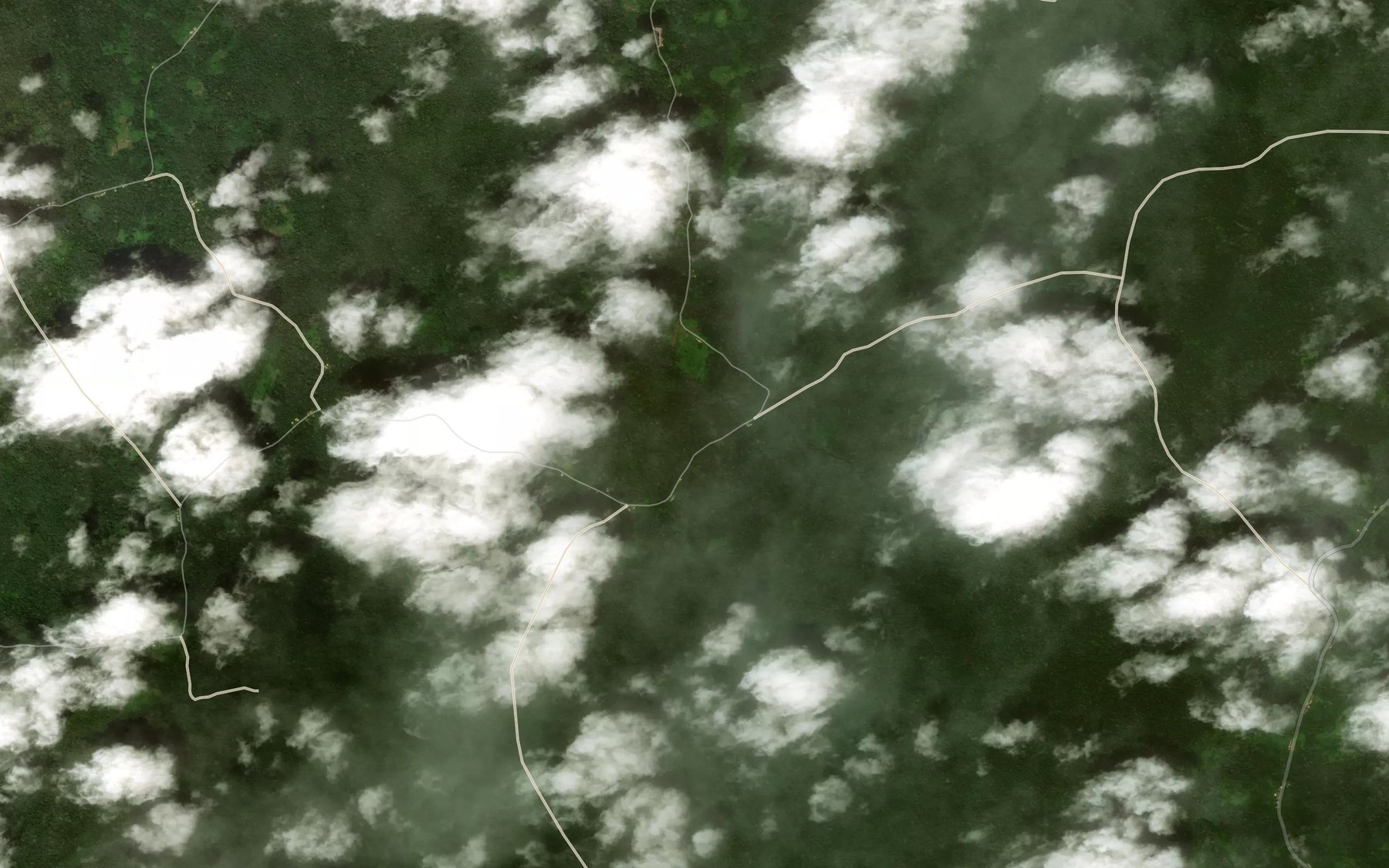 Satellite map of the Mendimi