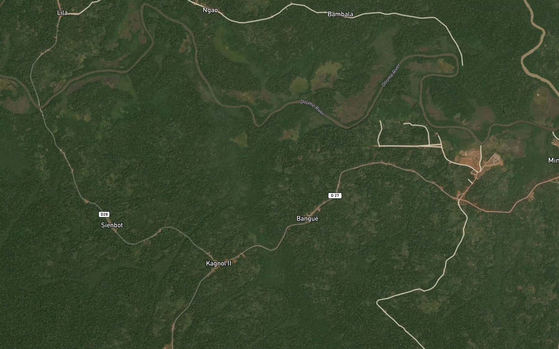 Satellite map of the Bissago