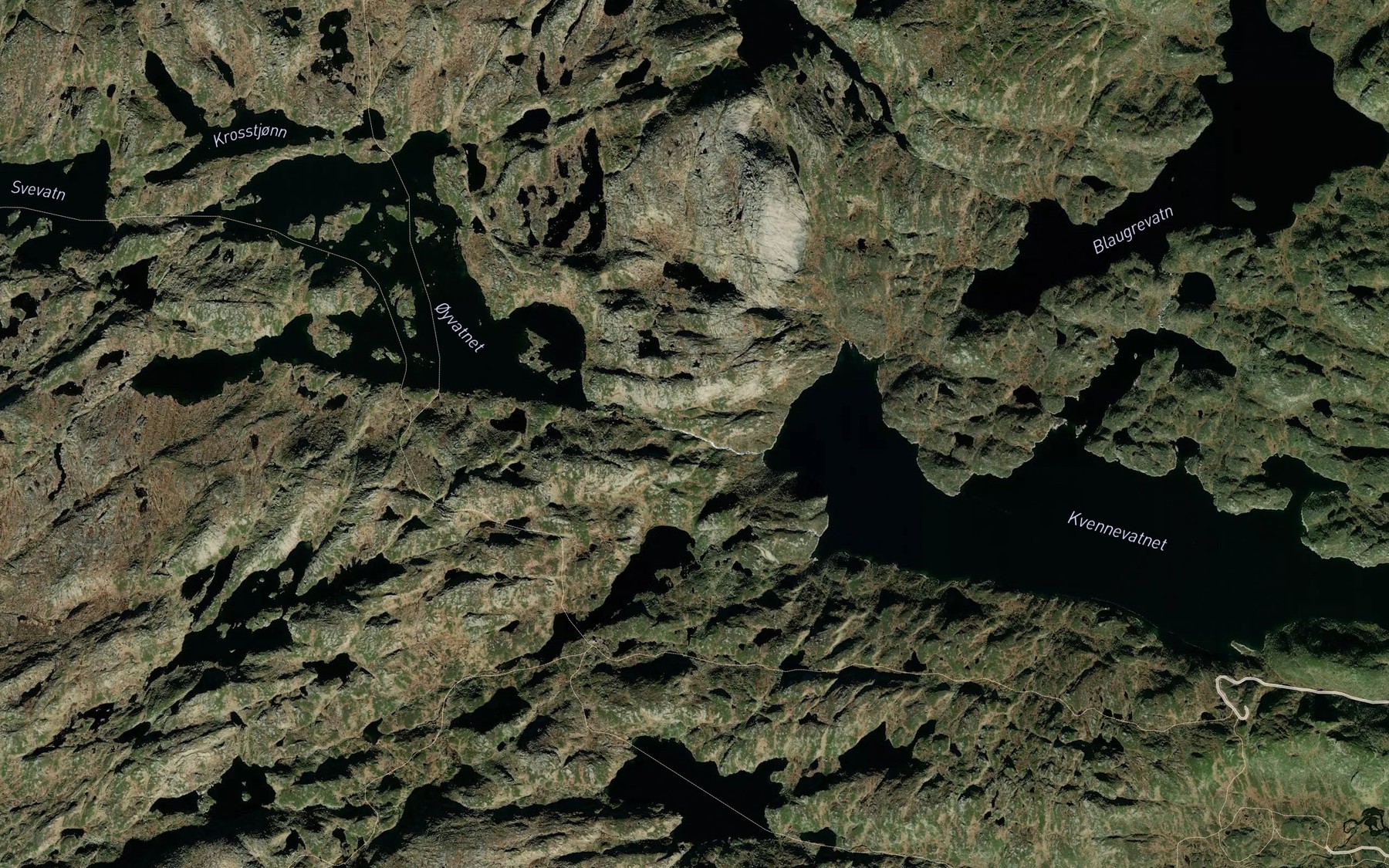 Satellite map of the Oyvassani