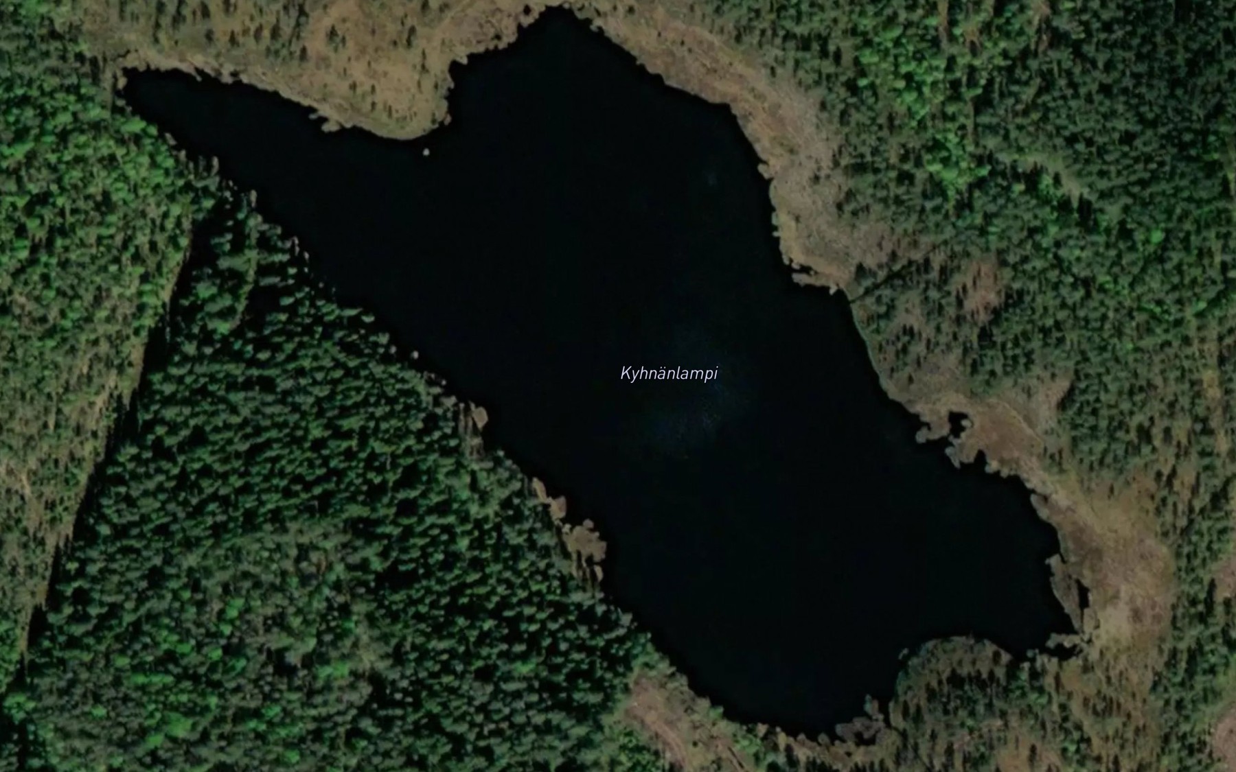 Satellite map of the Kyhnanlampi