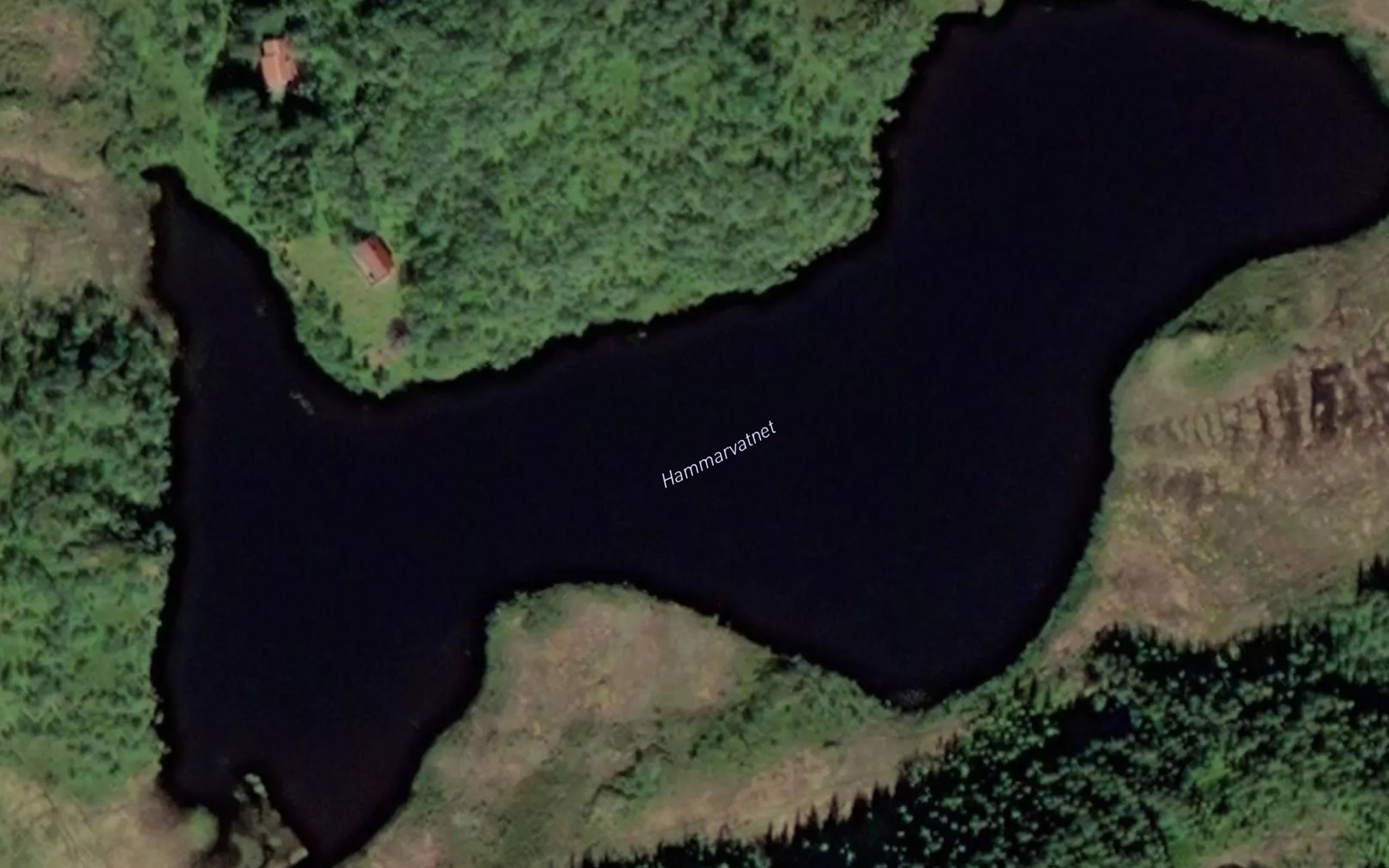 Satellite map of the Hammarvatnet