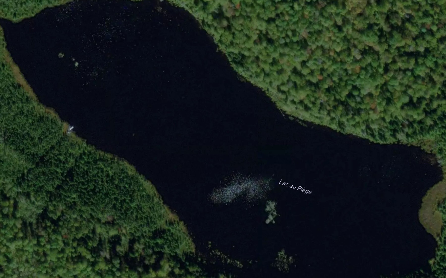 Satellite map of the Lac au Piege