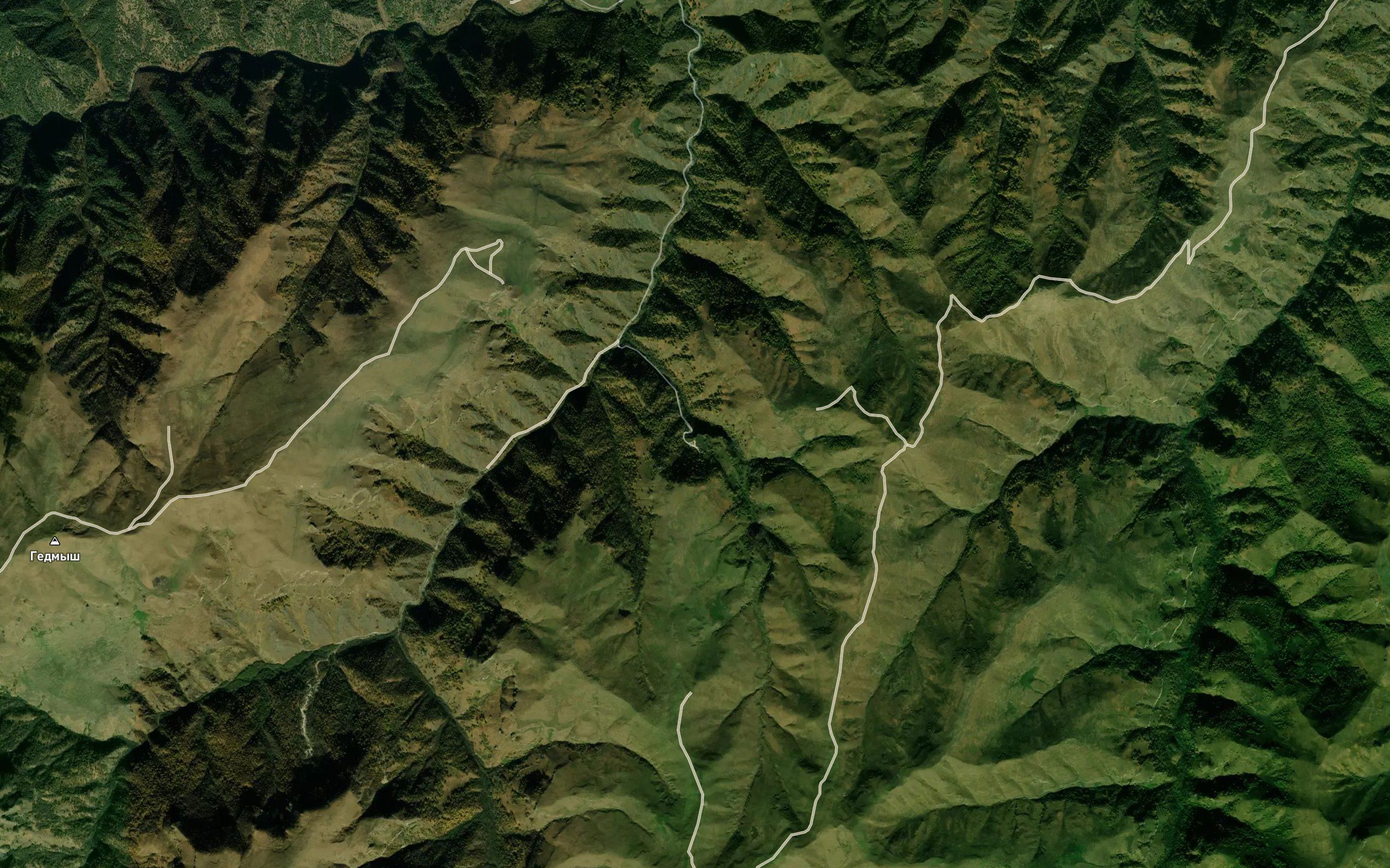 vodopad ZHetmish-suu Gedmishkh